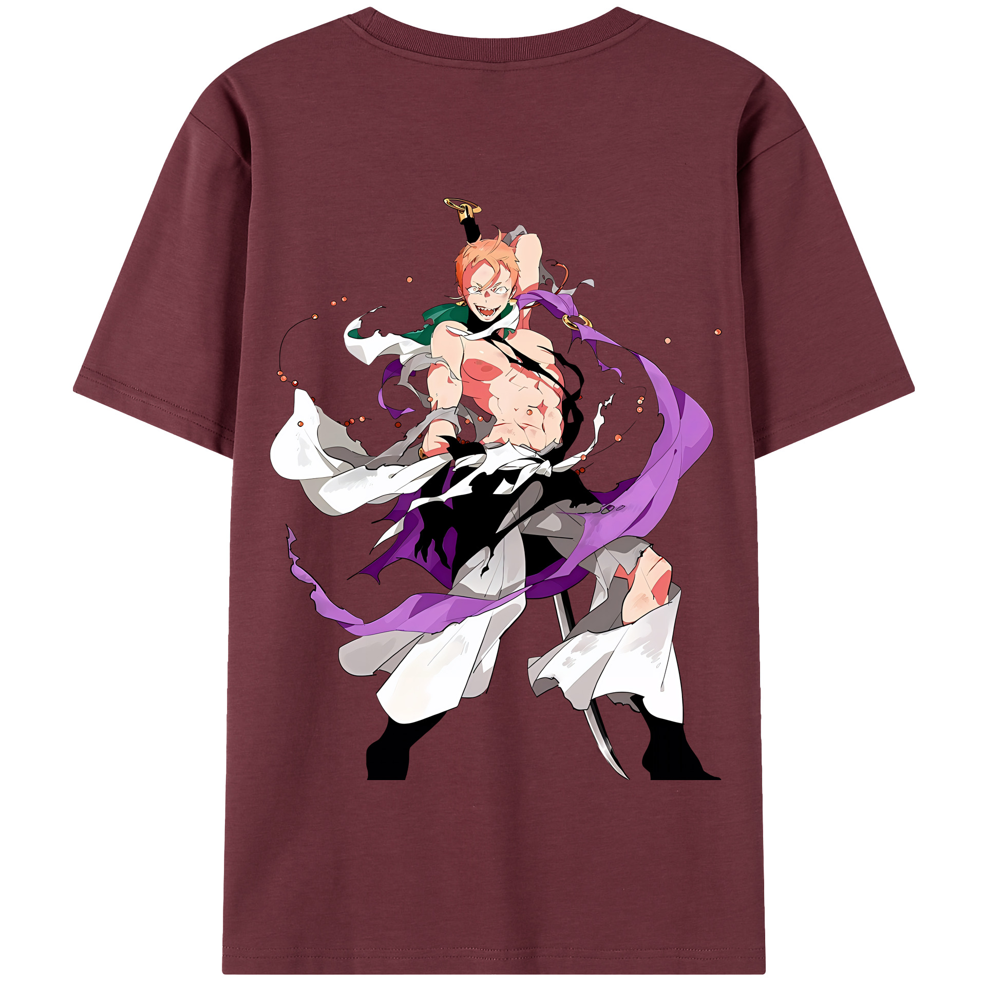 （画像用） 刀剣乱舞 Touken Ranbu 綿100％半袖Tシャツ（背面プリント）